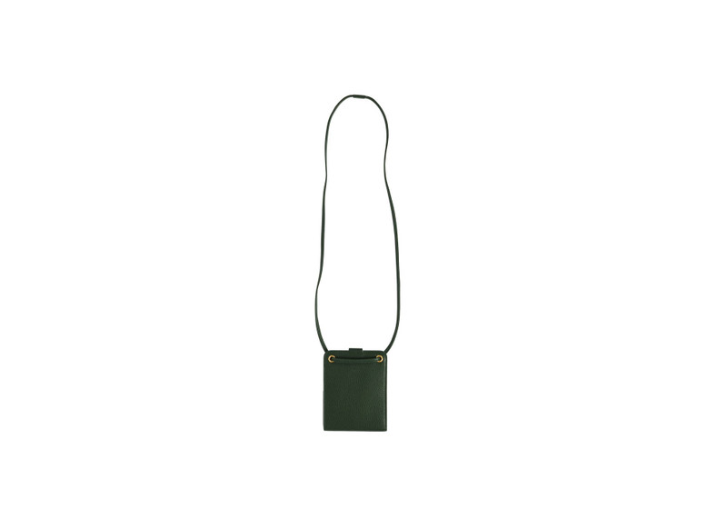 PALACE LEATHER HANGING WALLET GREEN 5