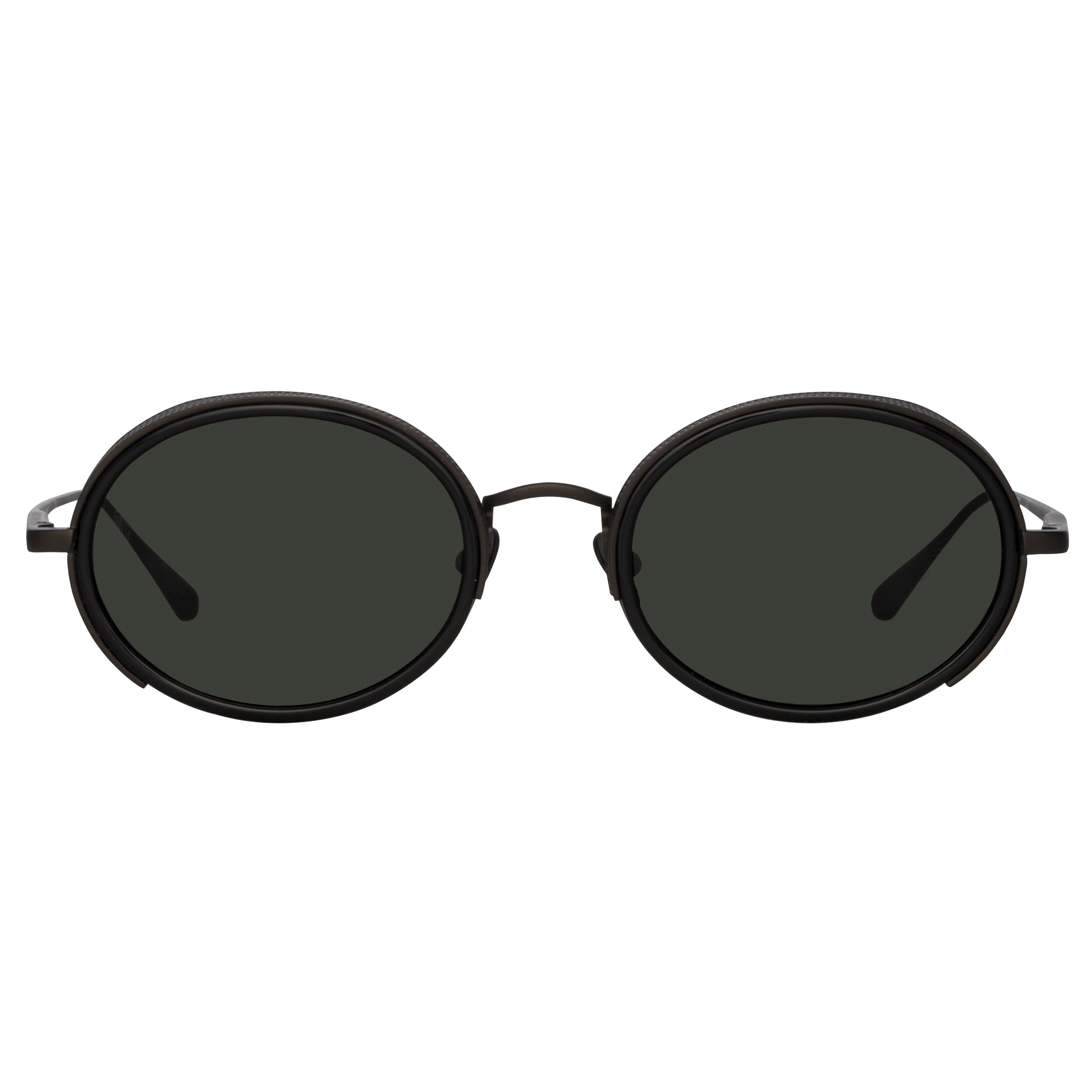 FINN OVAL SUNGLASSES IN NICKEL - 1