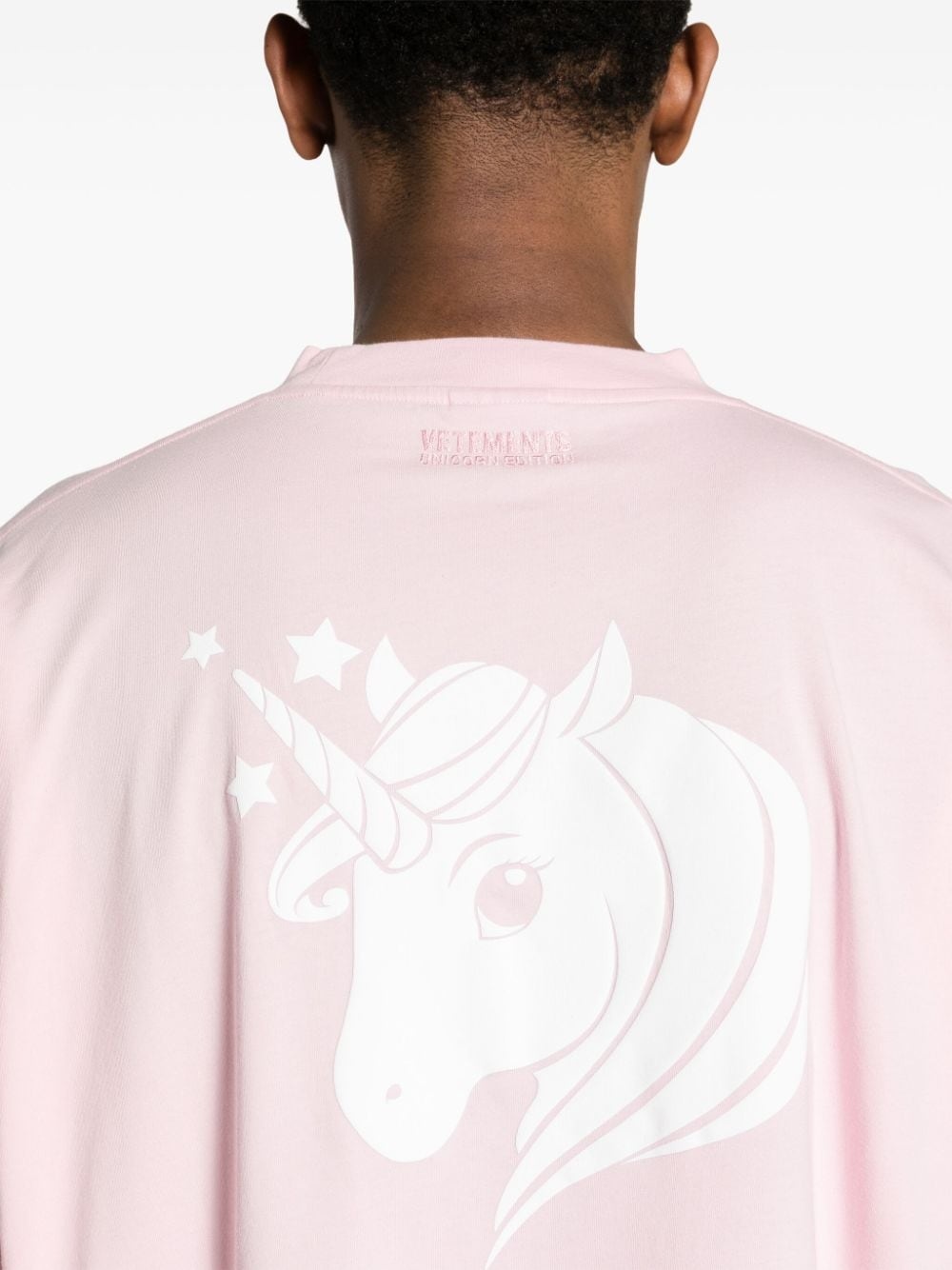 Unicorn-print cotton T-shirt - 6