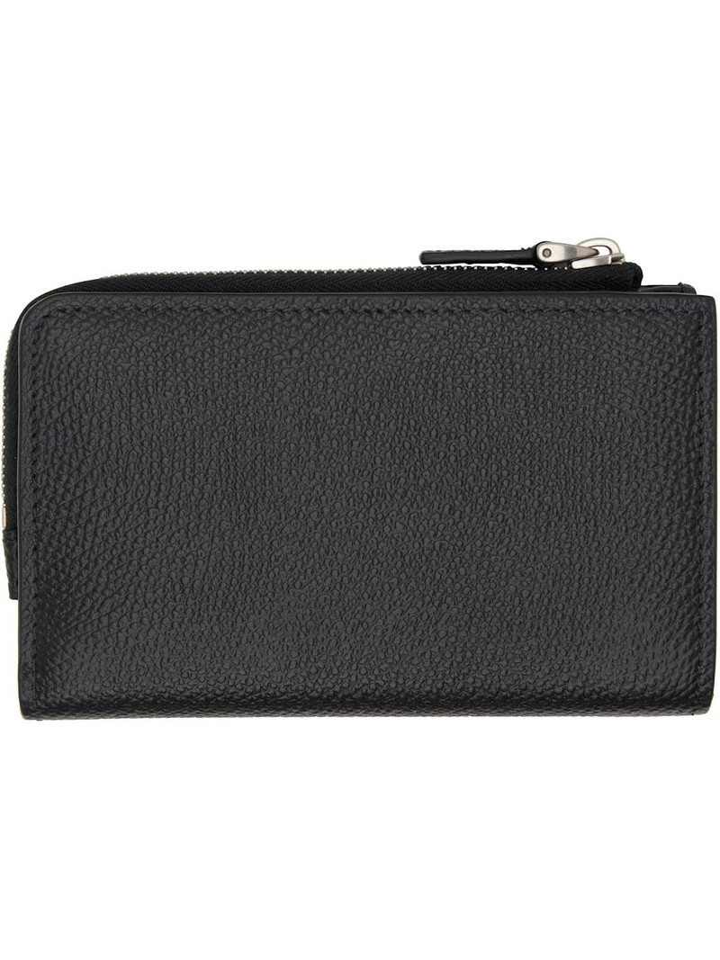 Valentino Black VLogo Signature Compact Wallet outlook