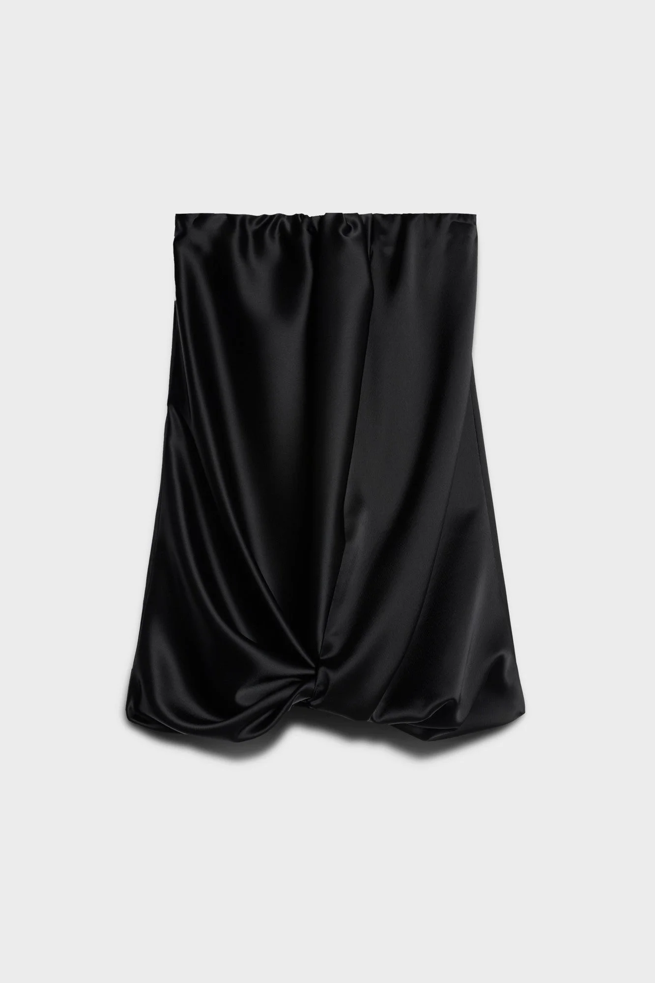 CINCH HEM MINI DRESS in Satin - 1