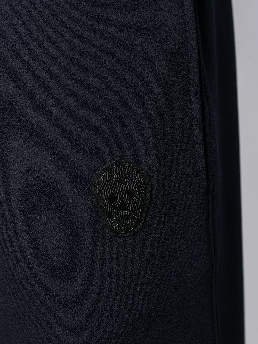 skull patch track pants - 7