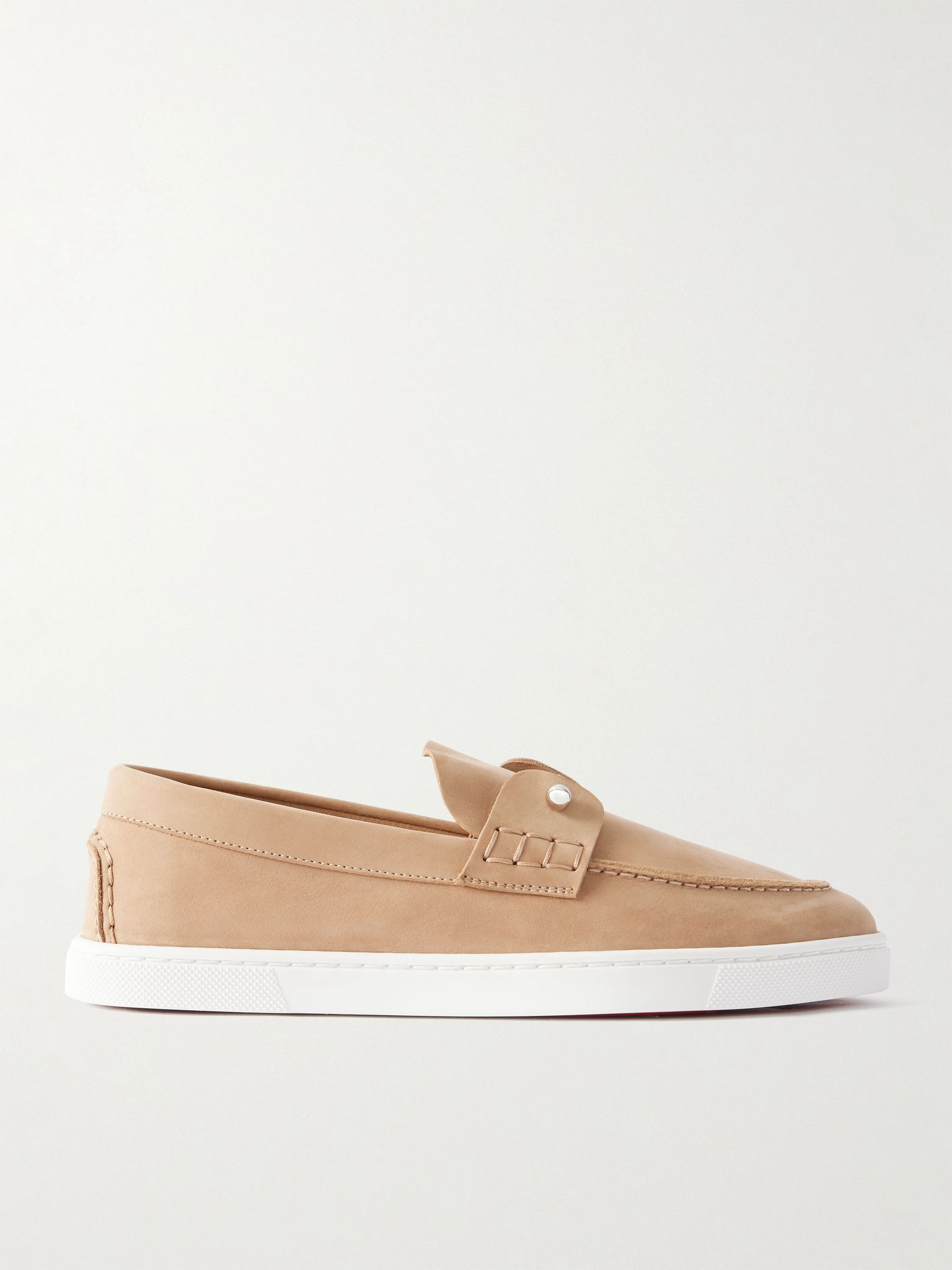 Chambeliboat suede loafers Neutral - 1