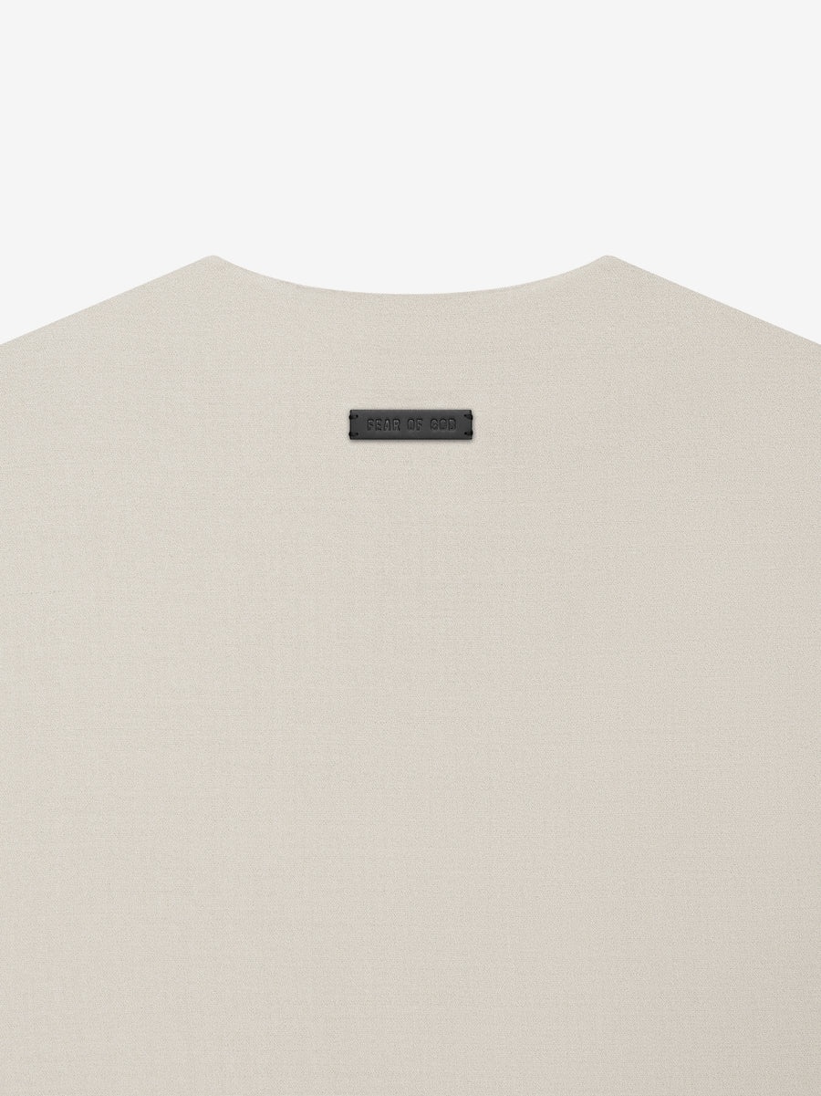 Wool Crepe Tee - 4