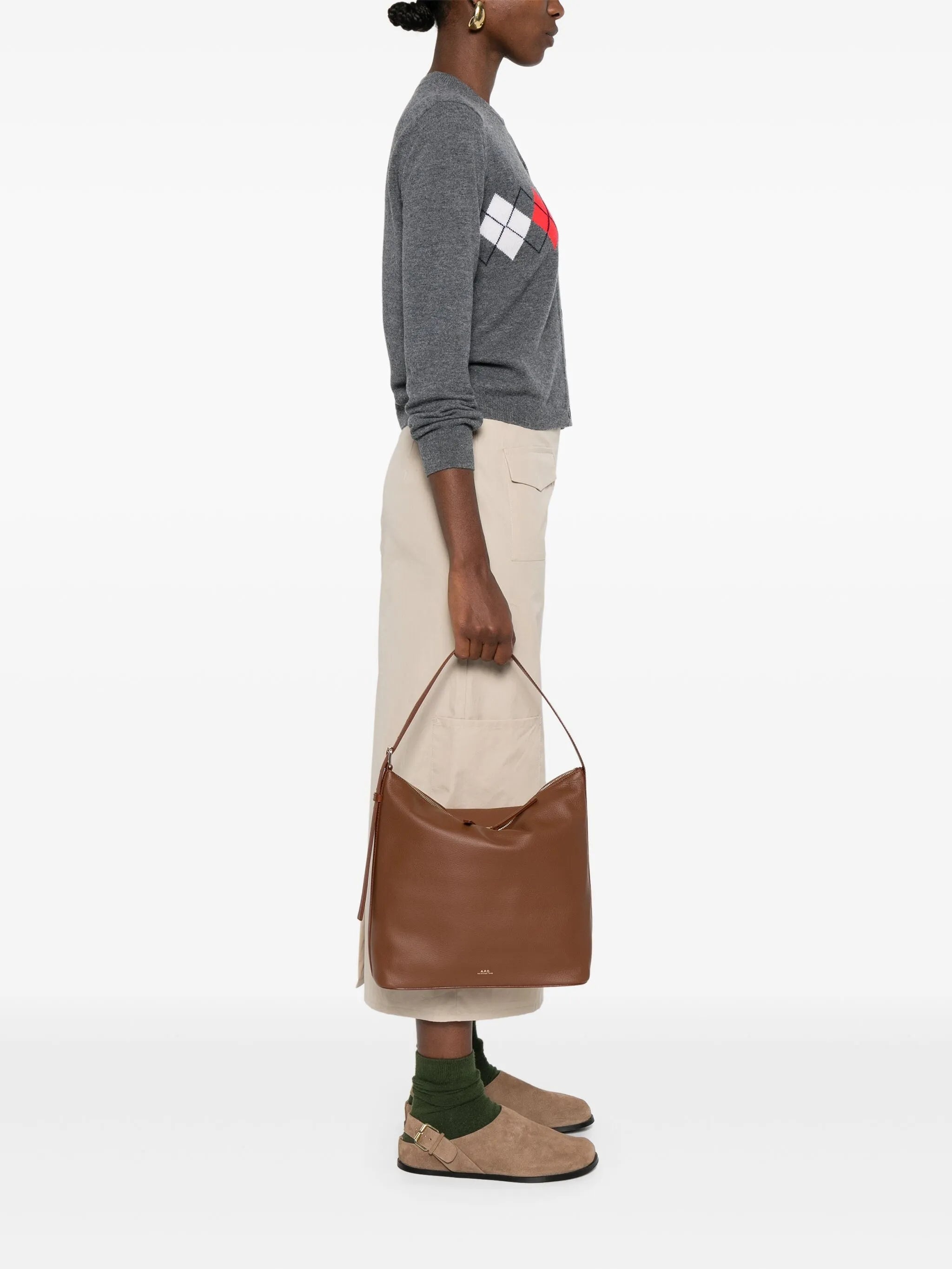 A.p.c. Leather Shoulder Bag - 4
