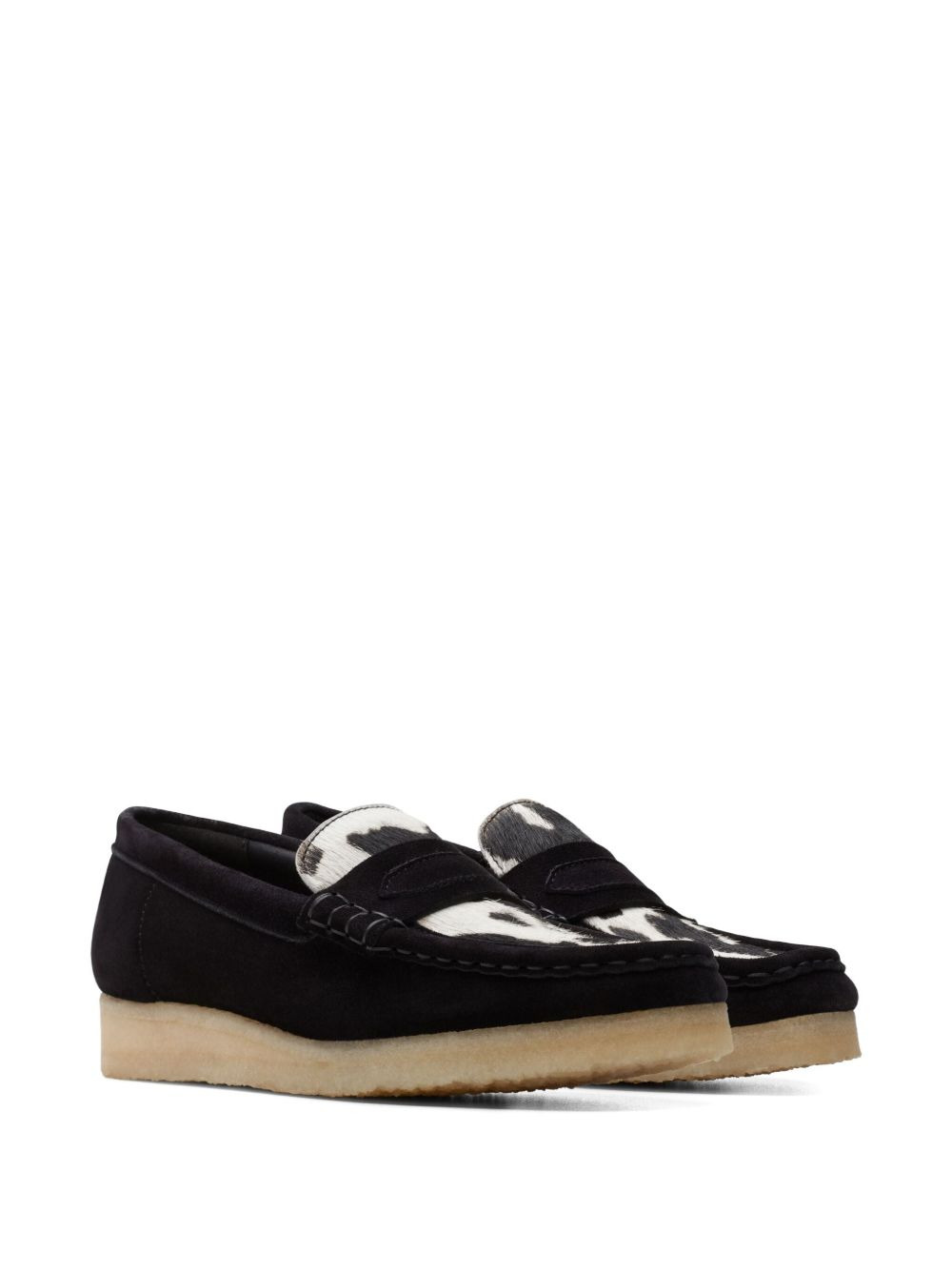 Wallabee "Cow Print Hairon" loafers - 2