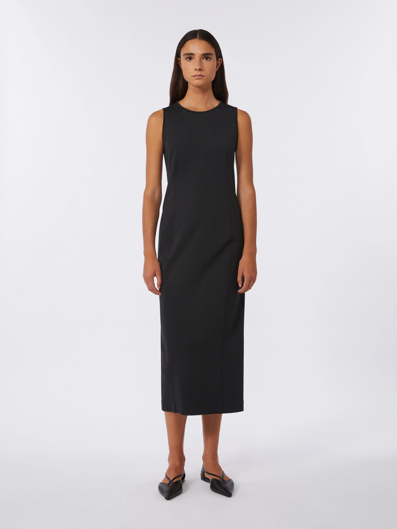 AGENZIA Viscose jersey dress - BLACK 3