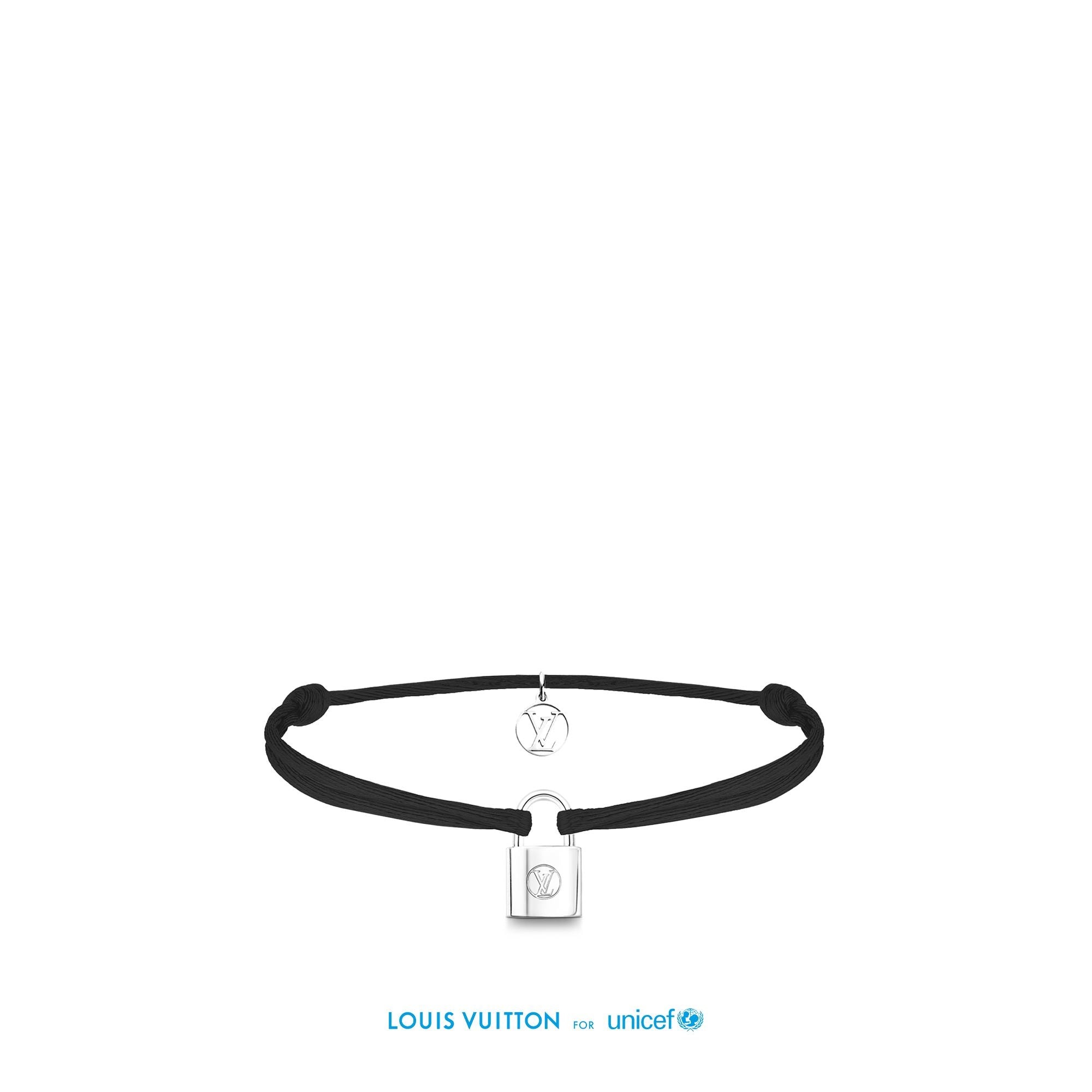 Silver Lockit X Virgil Abloh Bracelet, Black Titanium - Luxury