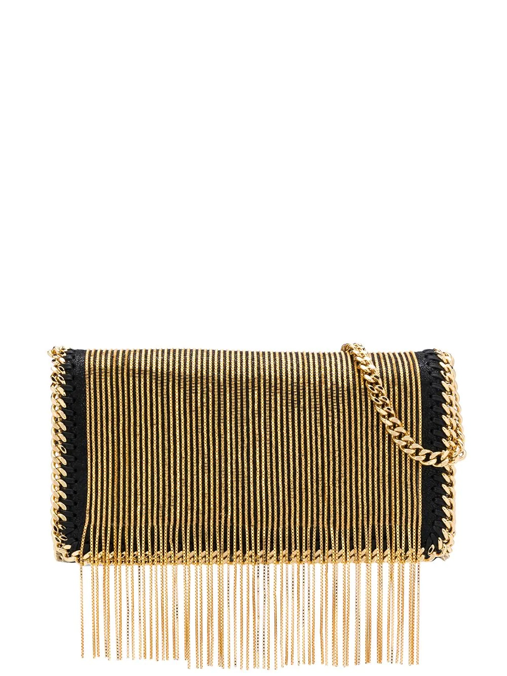 fringed chain crossbody bag - 1