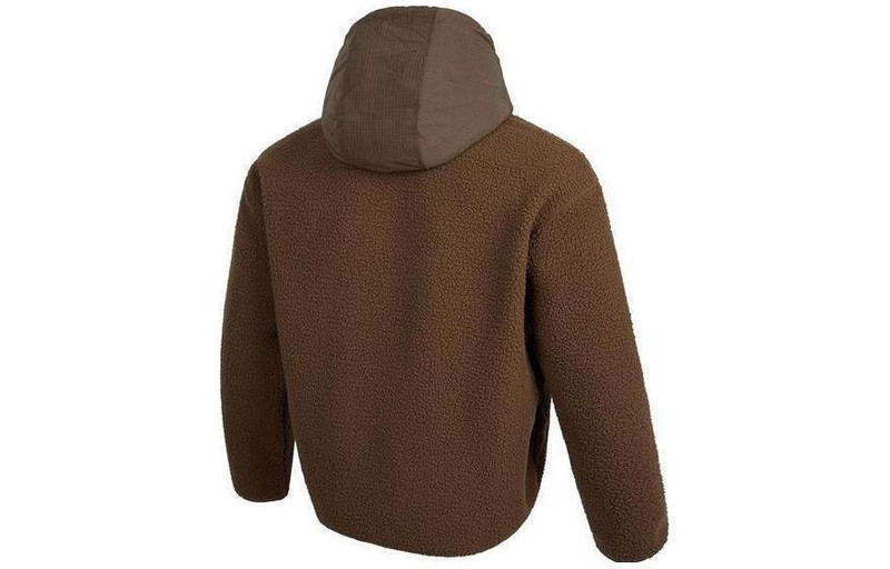 Jordan Air Jordan Year Of The Rabbit CNY Series Polar Fleece  Drawstring Hoodie Men's Light Brown FB1451-27 outlook