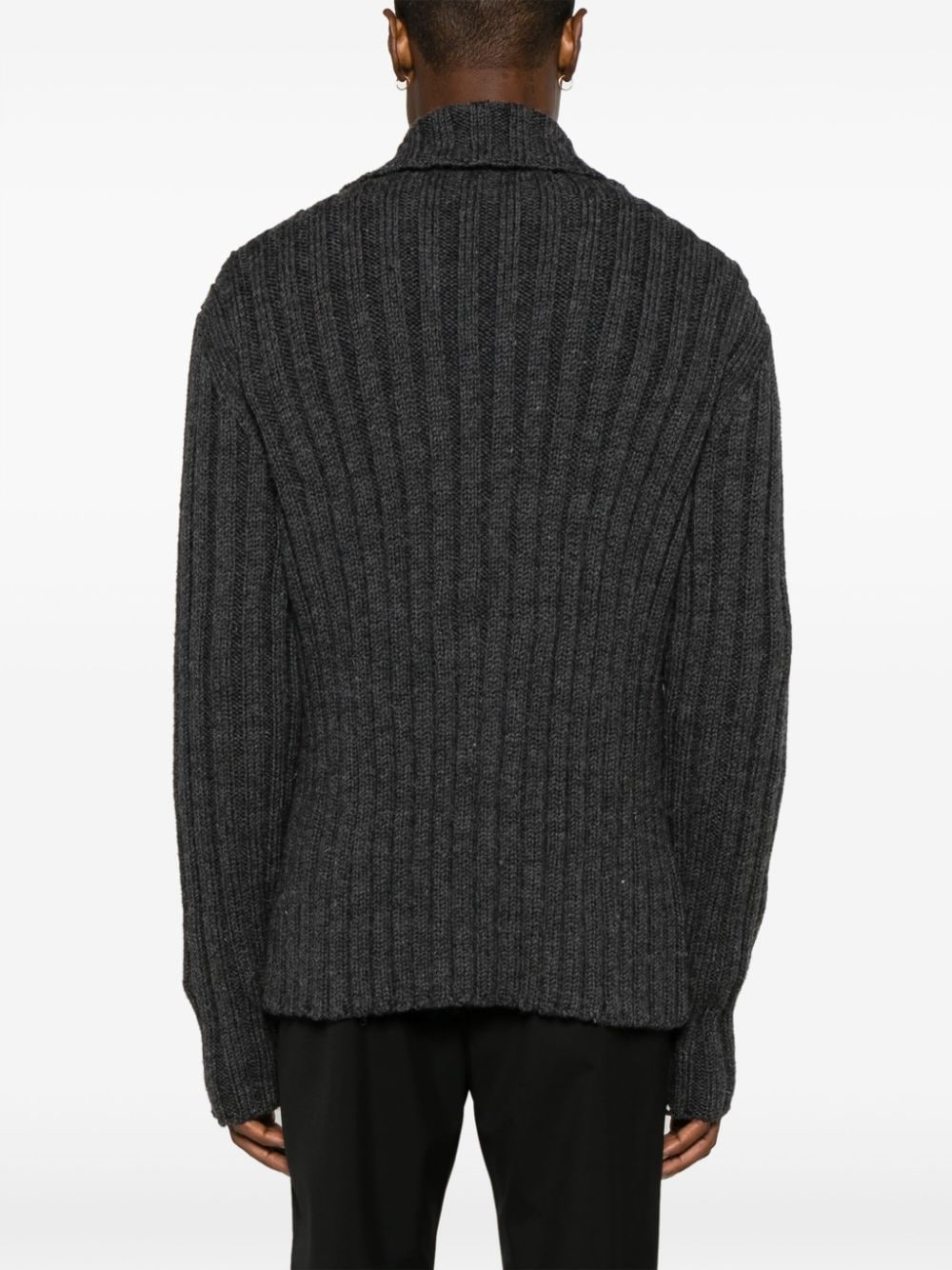 Re-Edition virgin wool cardigan - 4