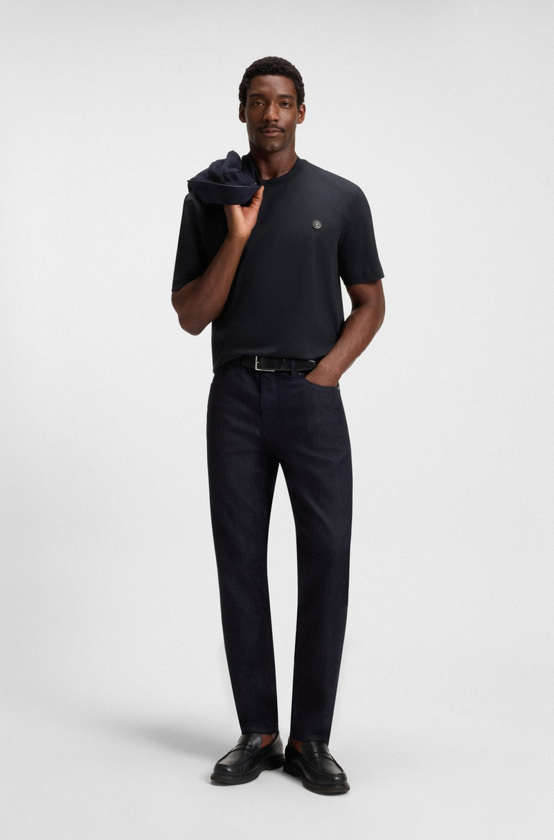 BOSS REGULAR-FIT T-SHIRT IN COTTON WITH DOUBLE B MONOGRAM outlook