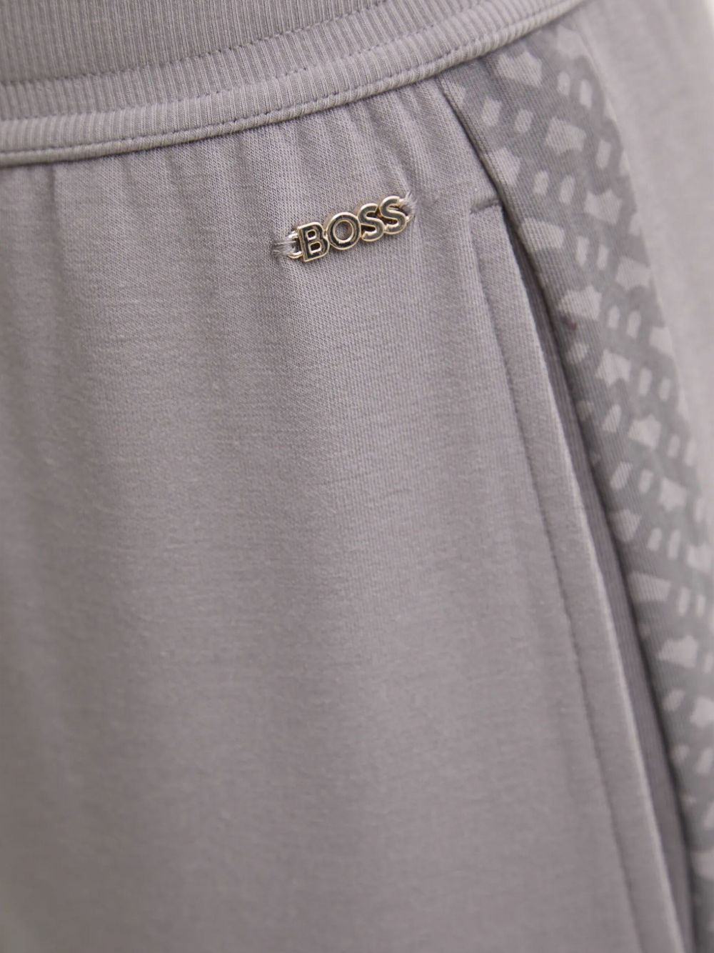 monogram logo-plaque track pants - 4