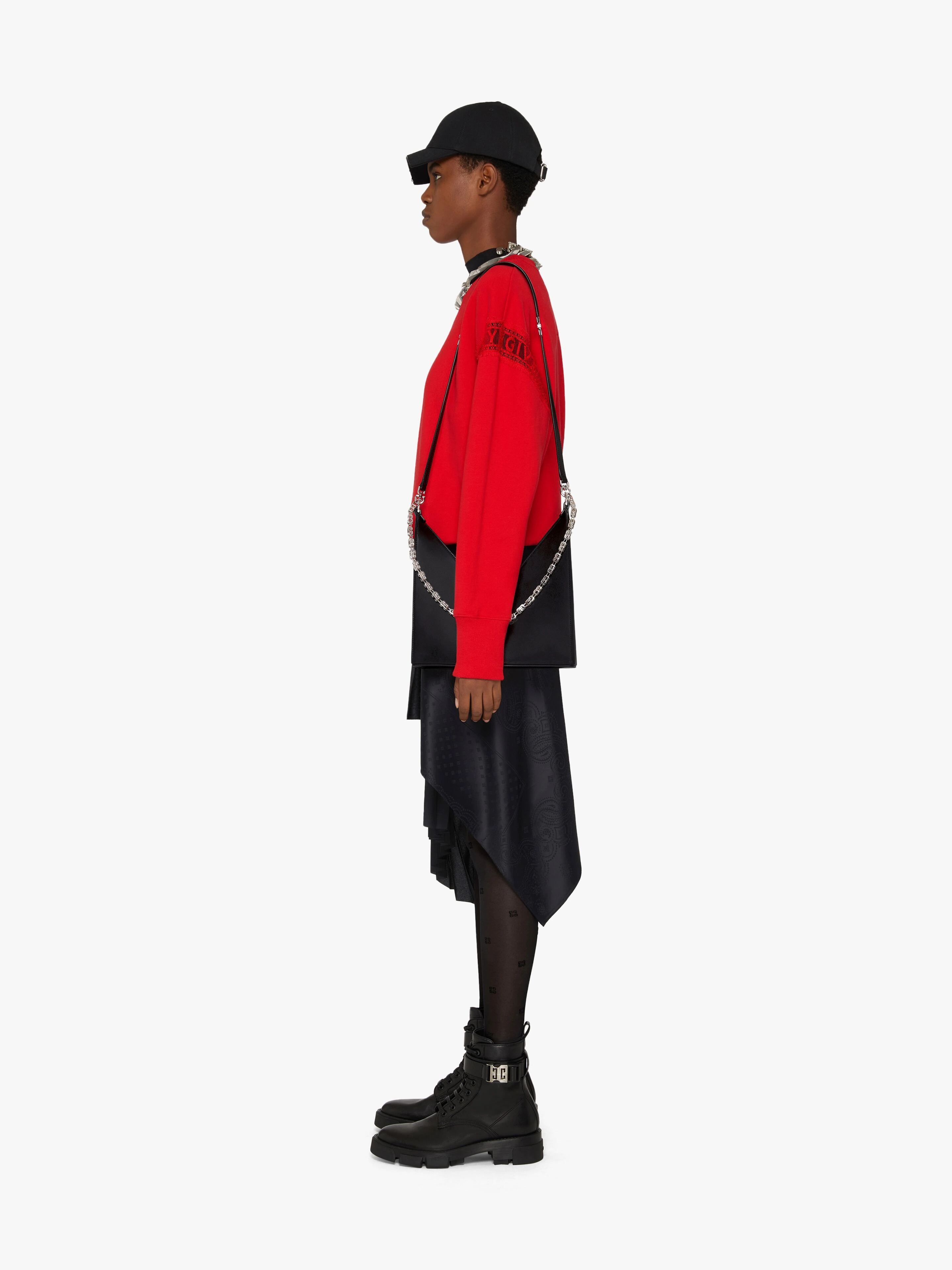 GIVENCHY SWEATSHIRT WITH LACE WEBBING - 3
