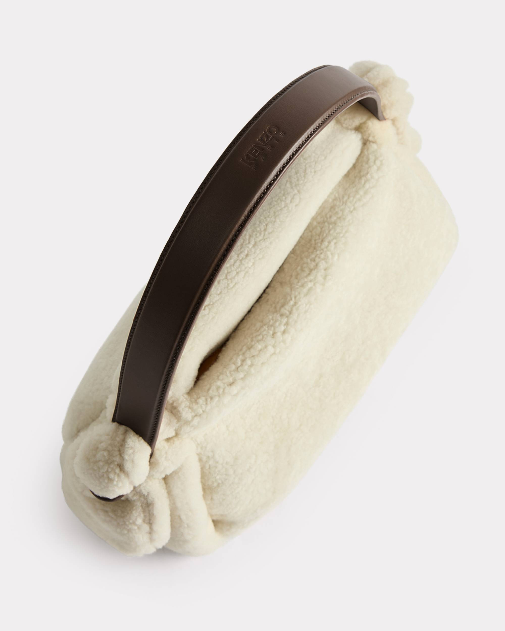 'KENZO Furoshiki' large shoulder bag in sheepskin - 4