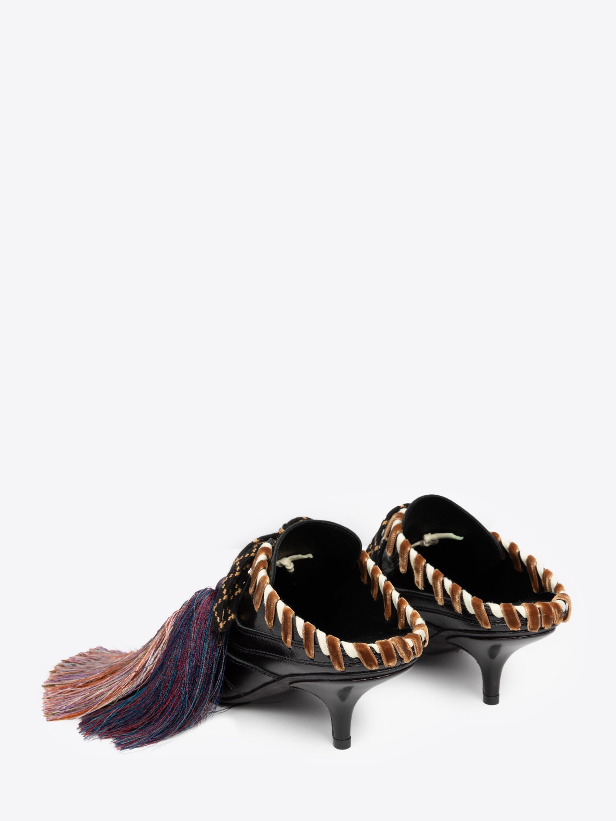 HEELED SNEAKER MULES - 4