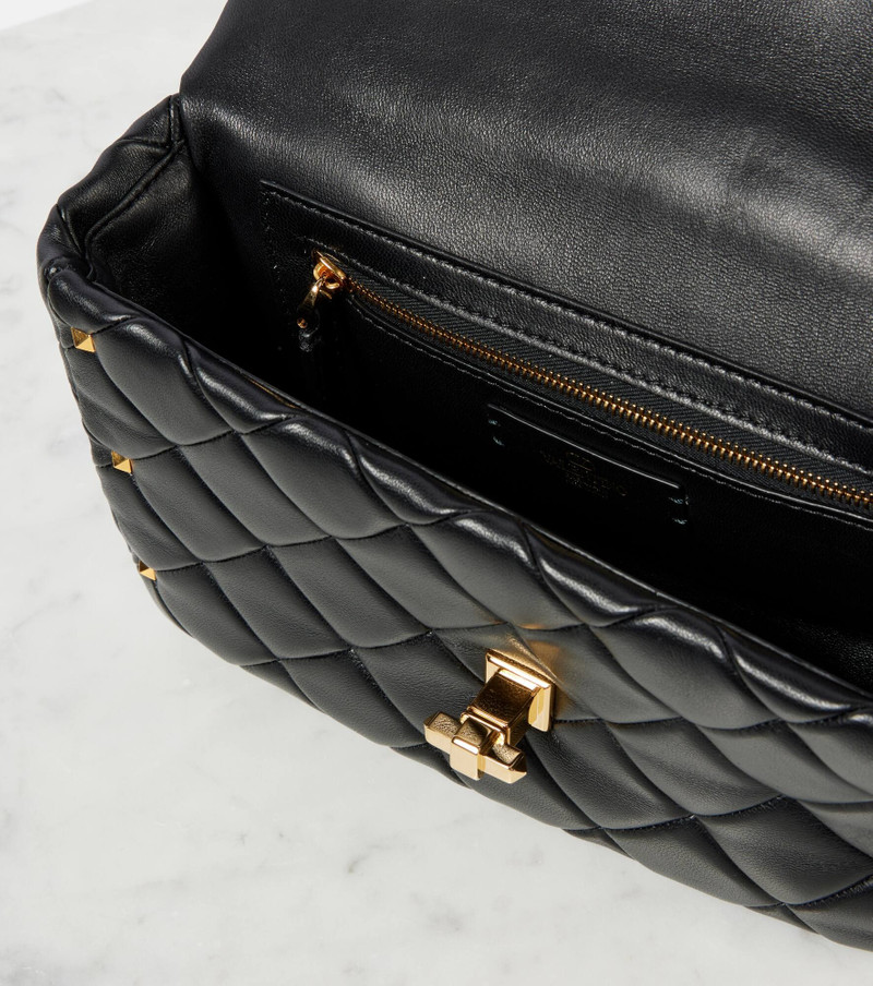 Rockstud Spike Small leather shoulder bag 3