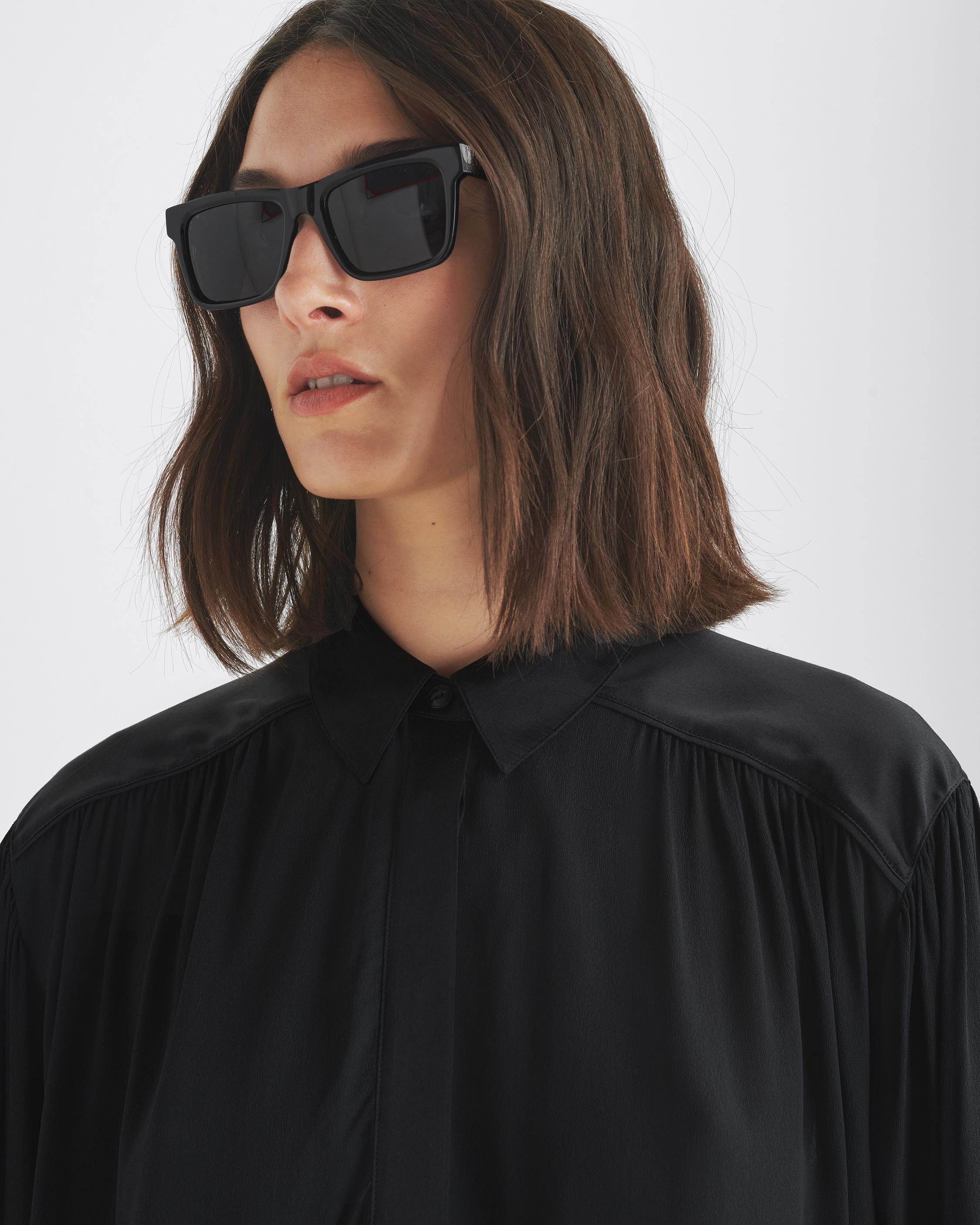 Aubrey Georgette Blouse
Relaxed Fit Button Down - 6