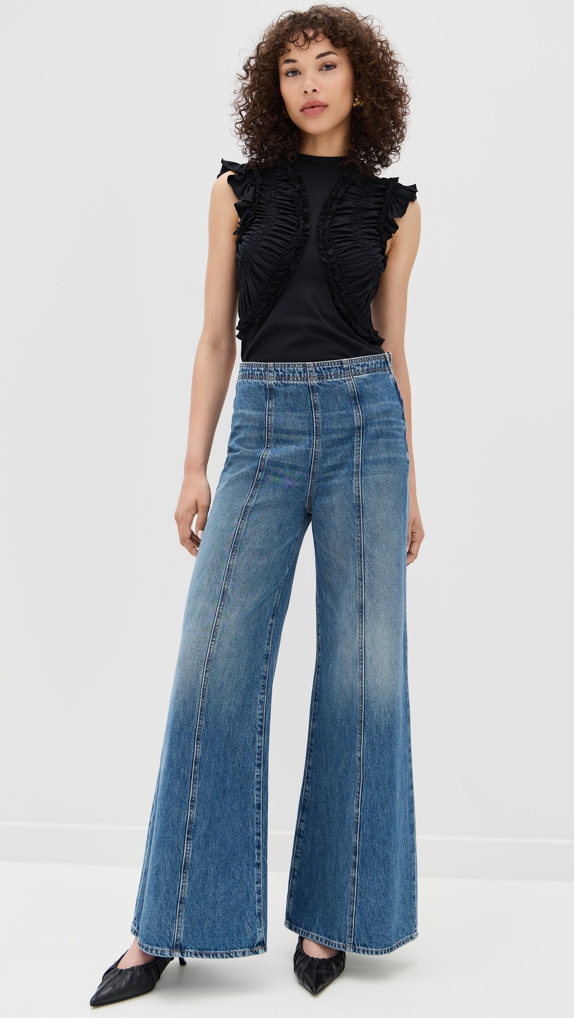 Val Sleeveless Ruffled Top - 4
