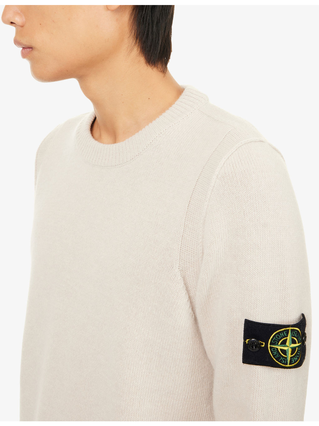 Lambs-Wool Crewneck Knitted Jumper - 5