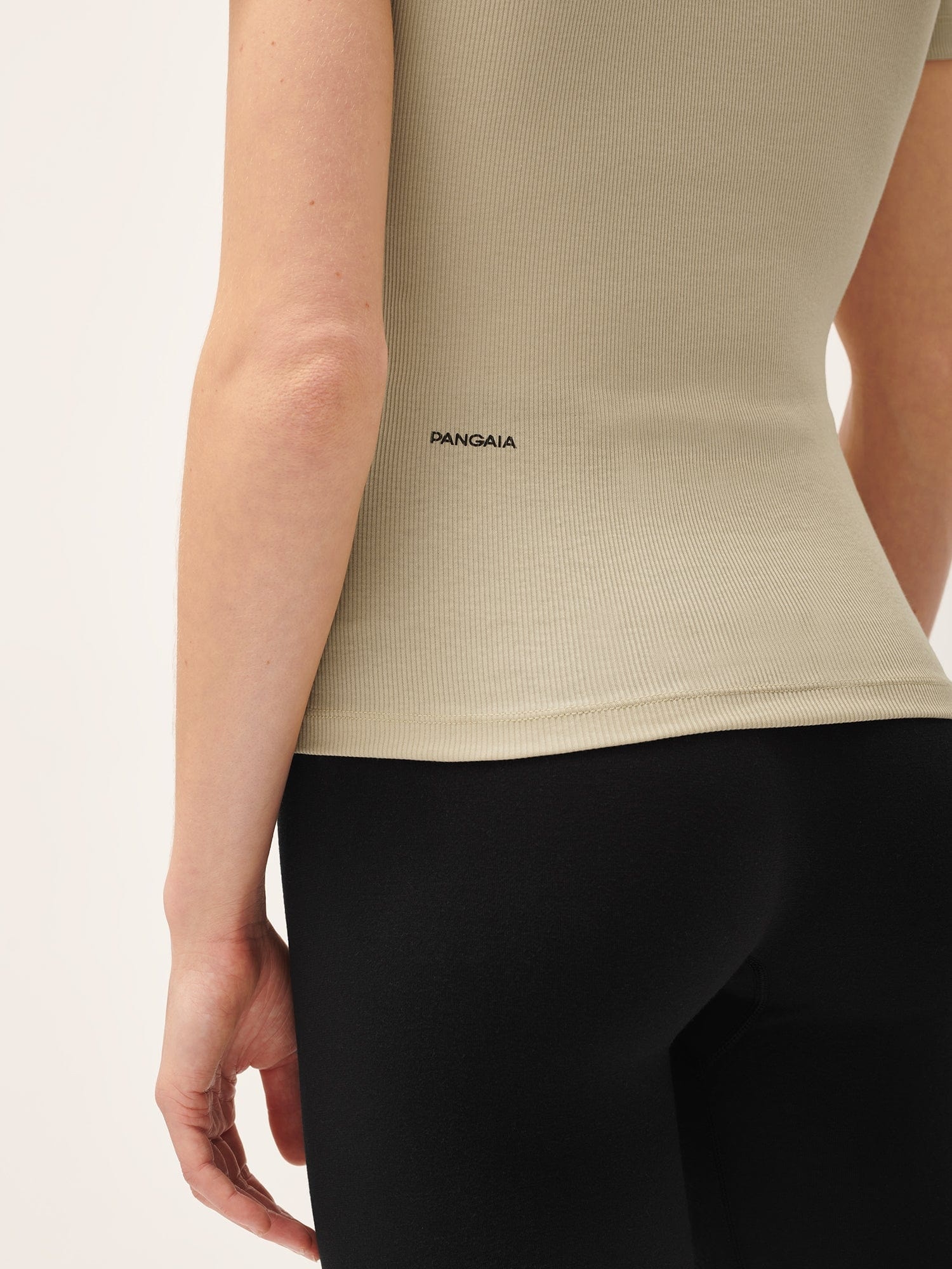 Women's 365 Lightweight Rib T-Shirt - Maitake Beige - 4
