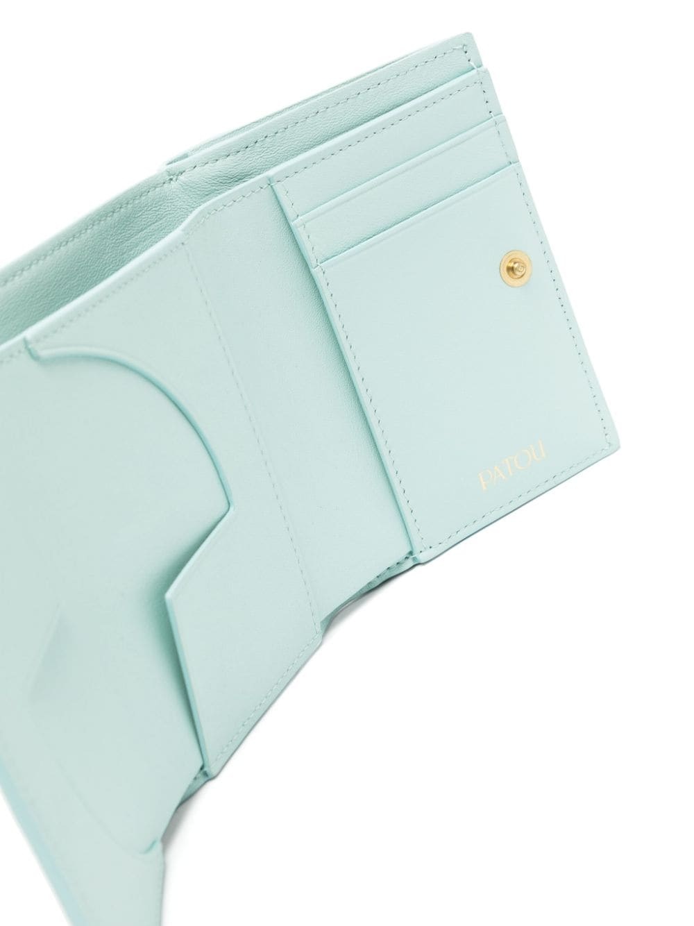 JP-plaque leather wallet - 3