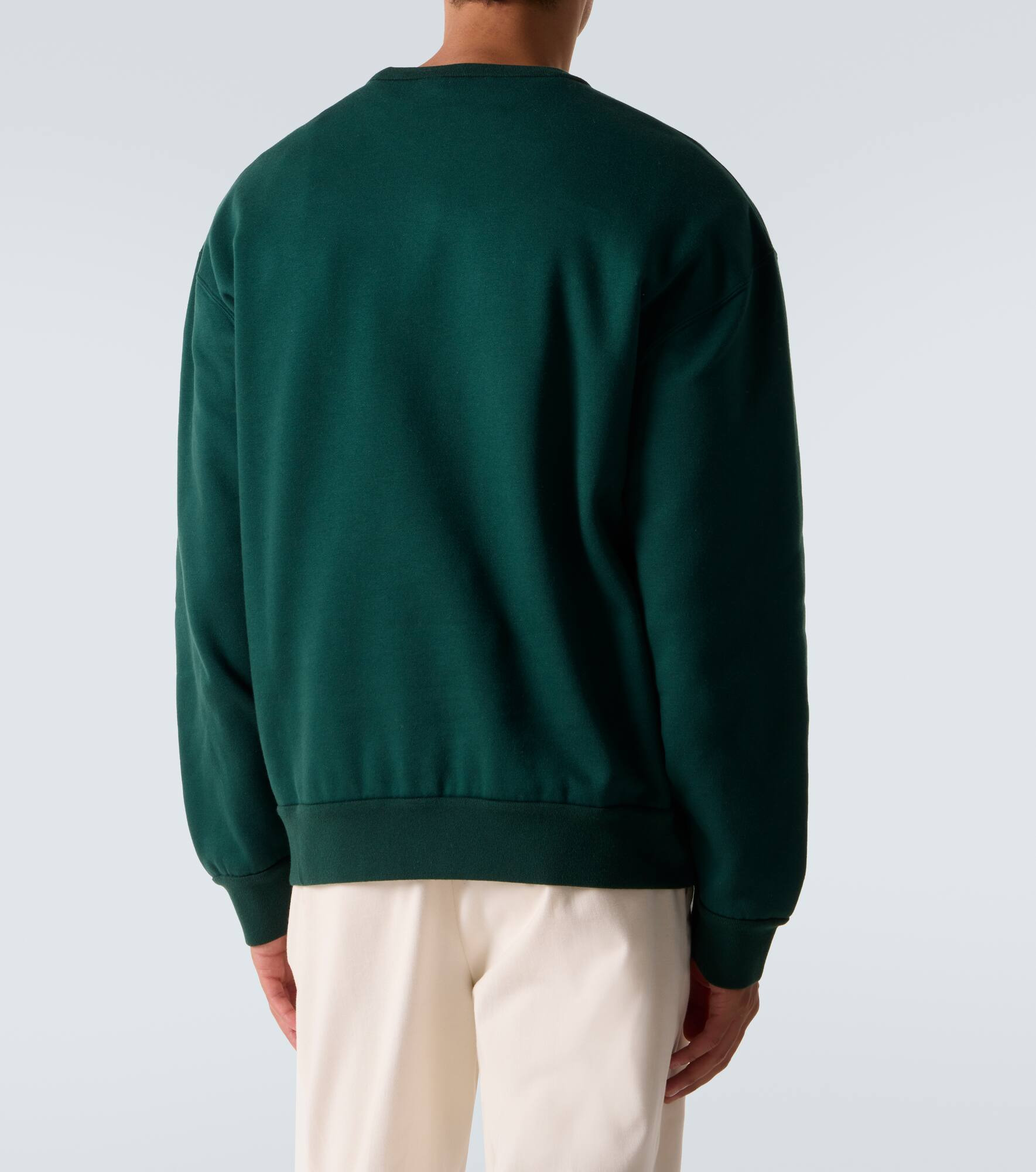 Logo cotton and cashmere sweatshirt - 4