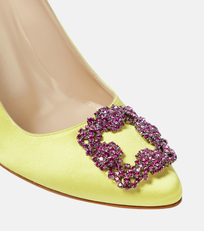 Hangisi 105 embellished satin pumps 6