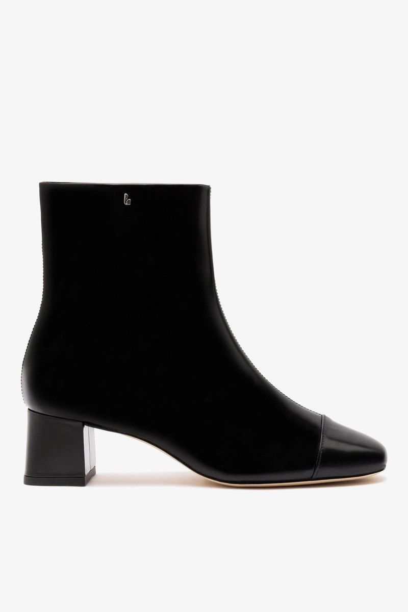 Mini Edie Boot In Black Box Leather 1