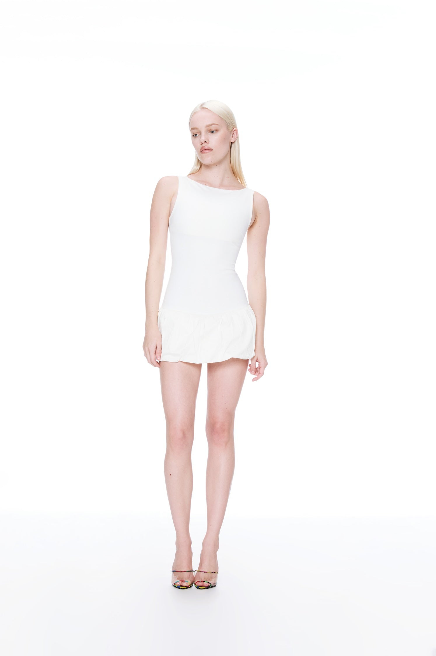 PAMELA DRESS - CREME - 3