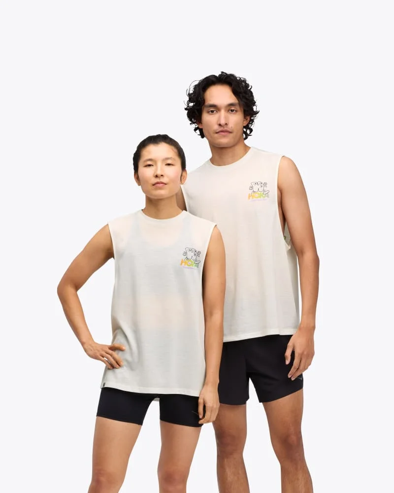 GlideTech Sleeveless Shirt in Global Run Day - 1