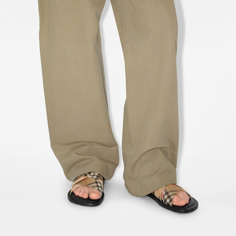 Burberry Check Pavilion Slides​ outlook