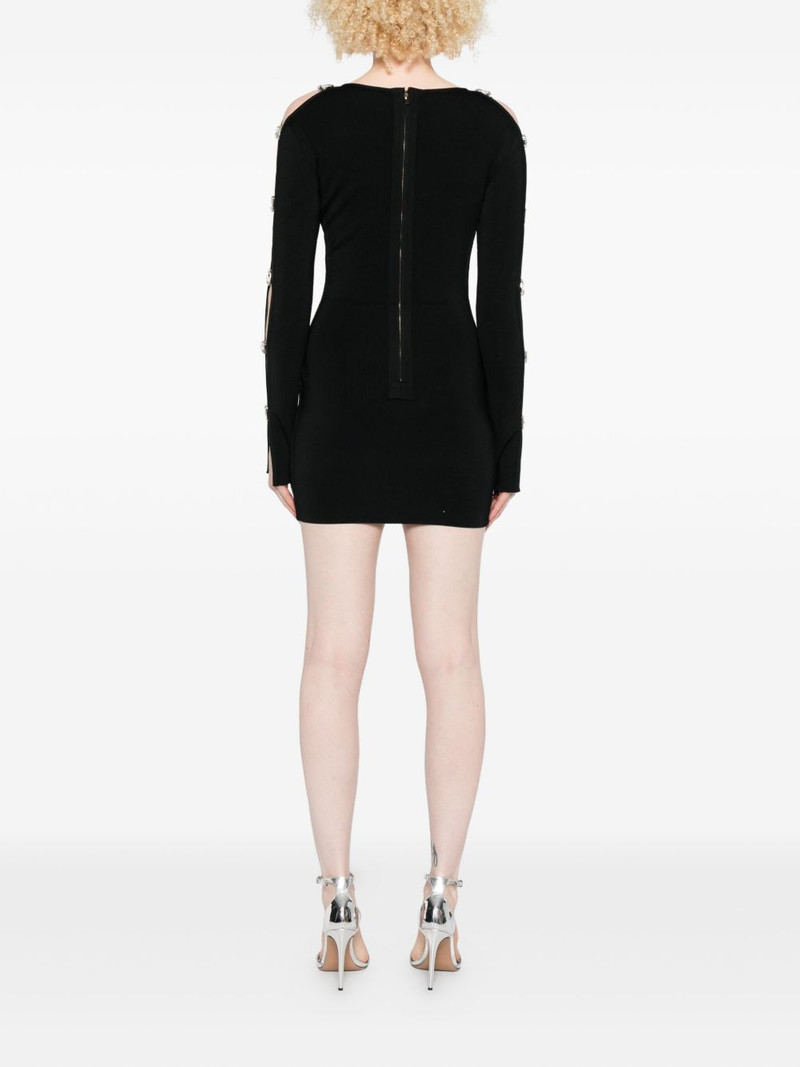 cut-out long-sleeve mini dress 4