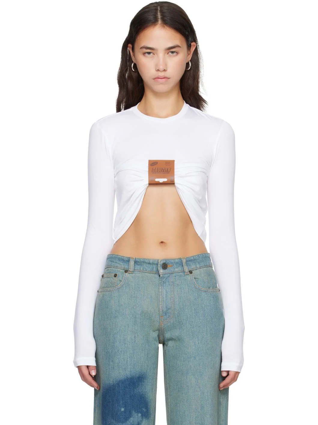 White 'The Label' T-shirt - 1