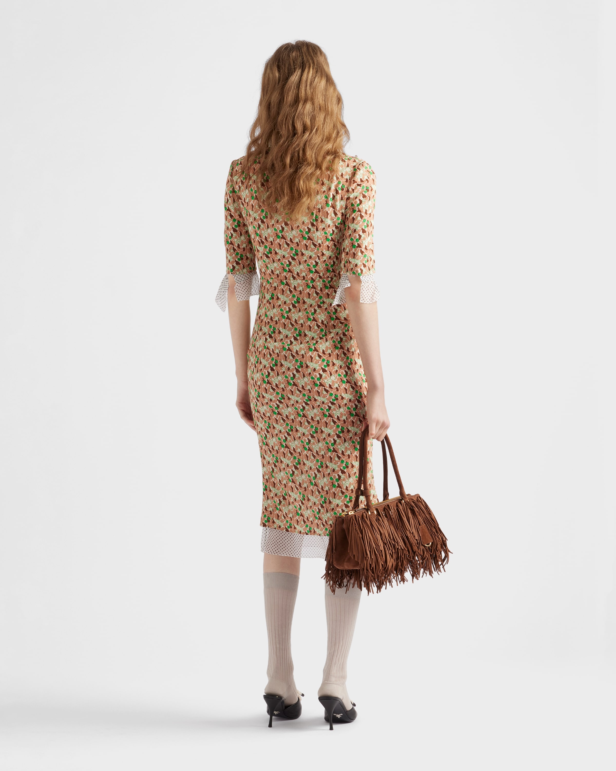 Printed georgette dress - 5