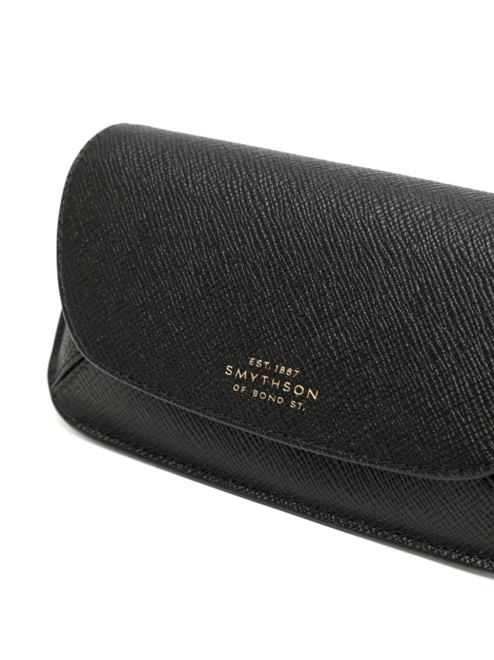 logo-stamp leather sunglasses case - 3