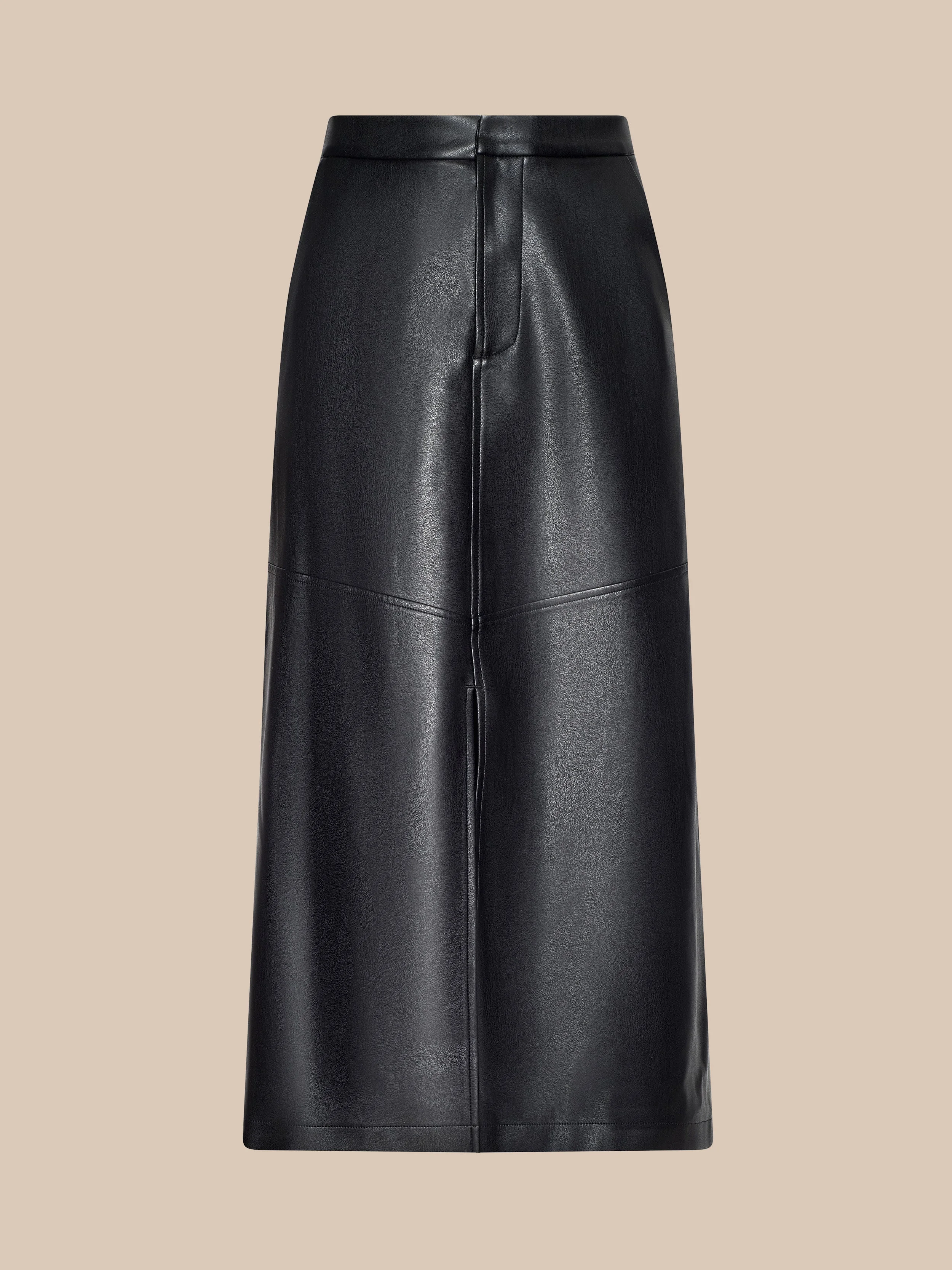 Arlena Vegan Leather Mini Skirt - 1