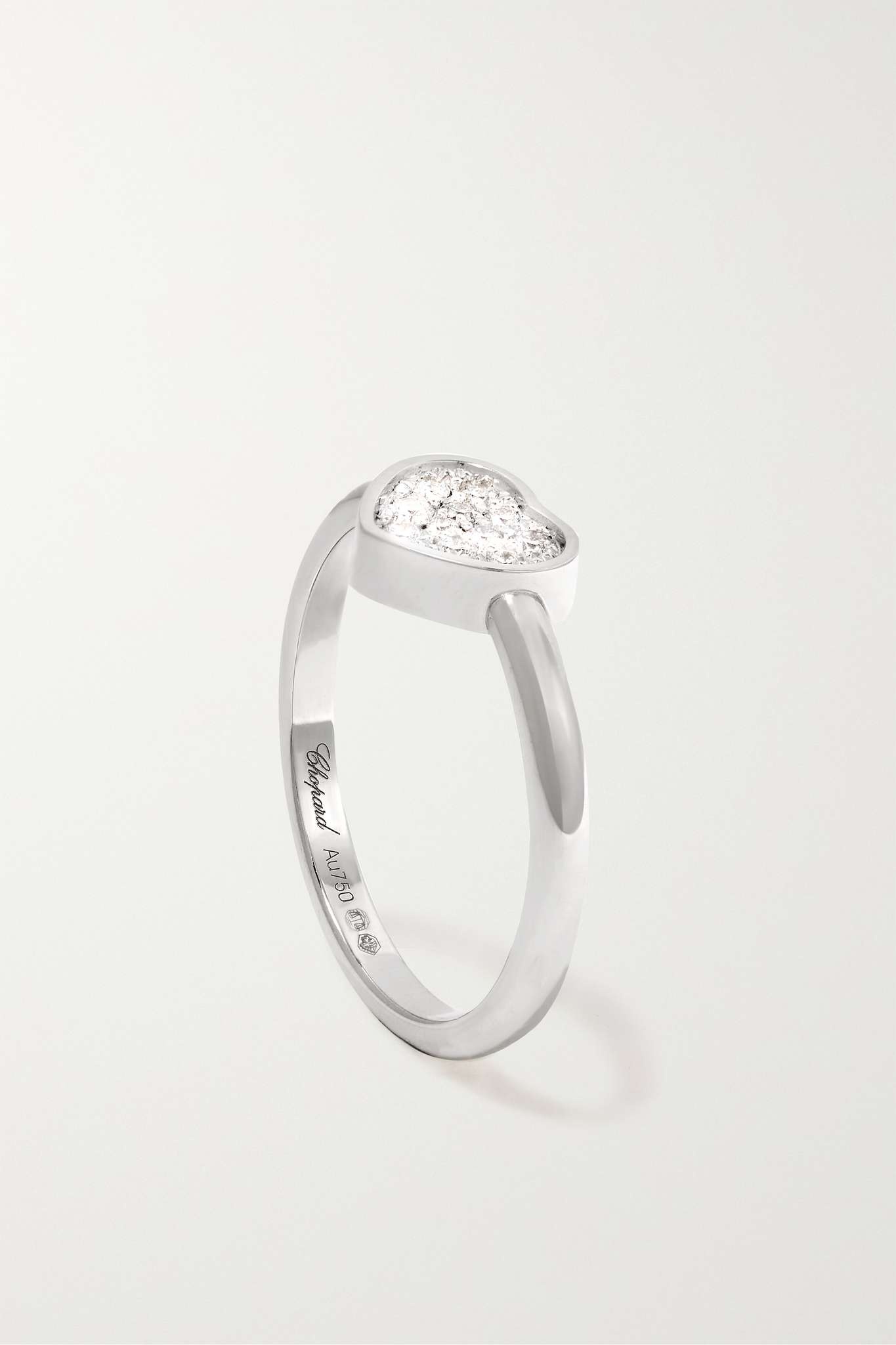 My Happy Hearts 18-karat white gold diamond ring - 5