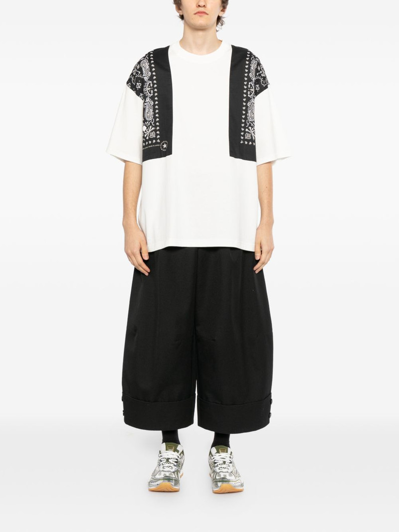 mastermind JAPAN bandana-print T-shirt outlook