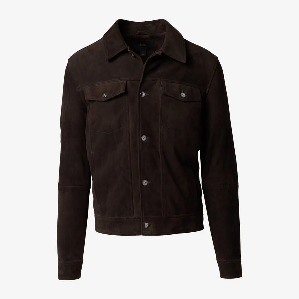 Suede Trucker Jacket - 1