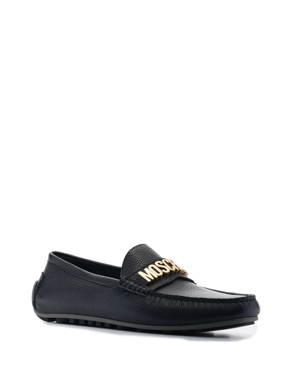 logo-plaque loafers - 2