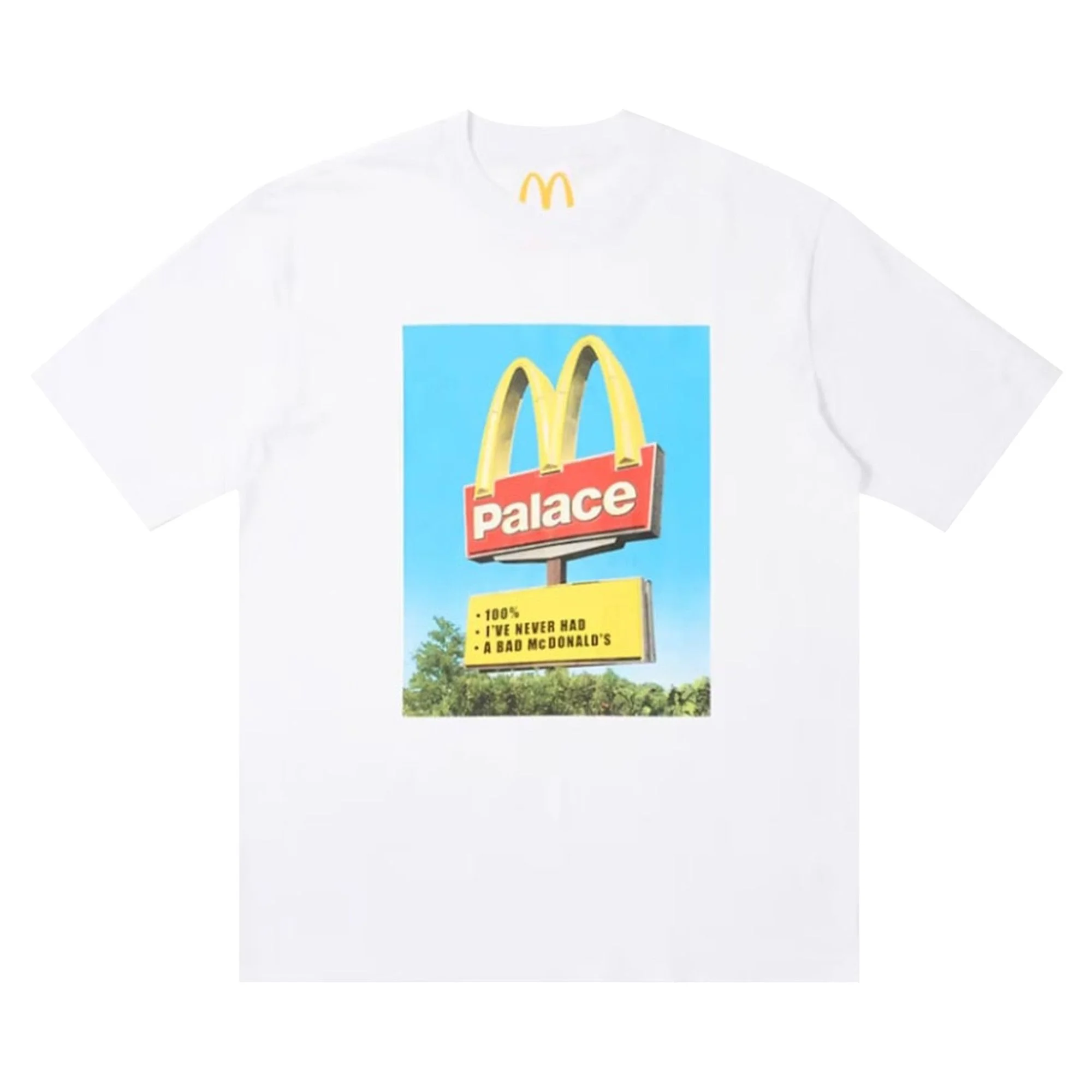 Palace x McDonald's Sign T-Shirt 'White' - 1
