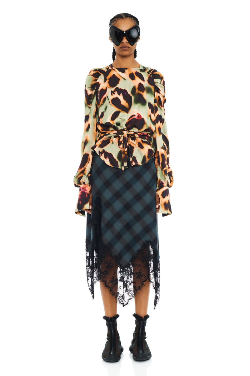 SEA PINE PLAID WATERLILY SKIRT 7