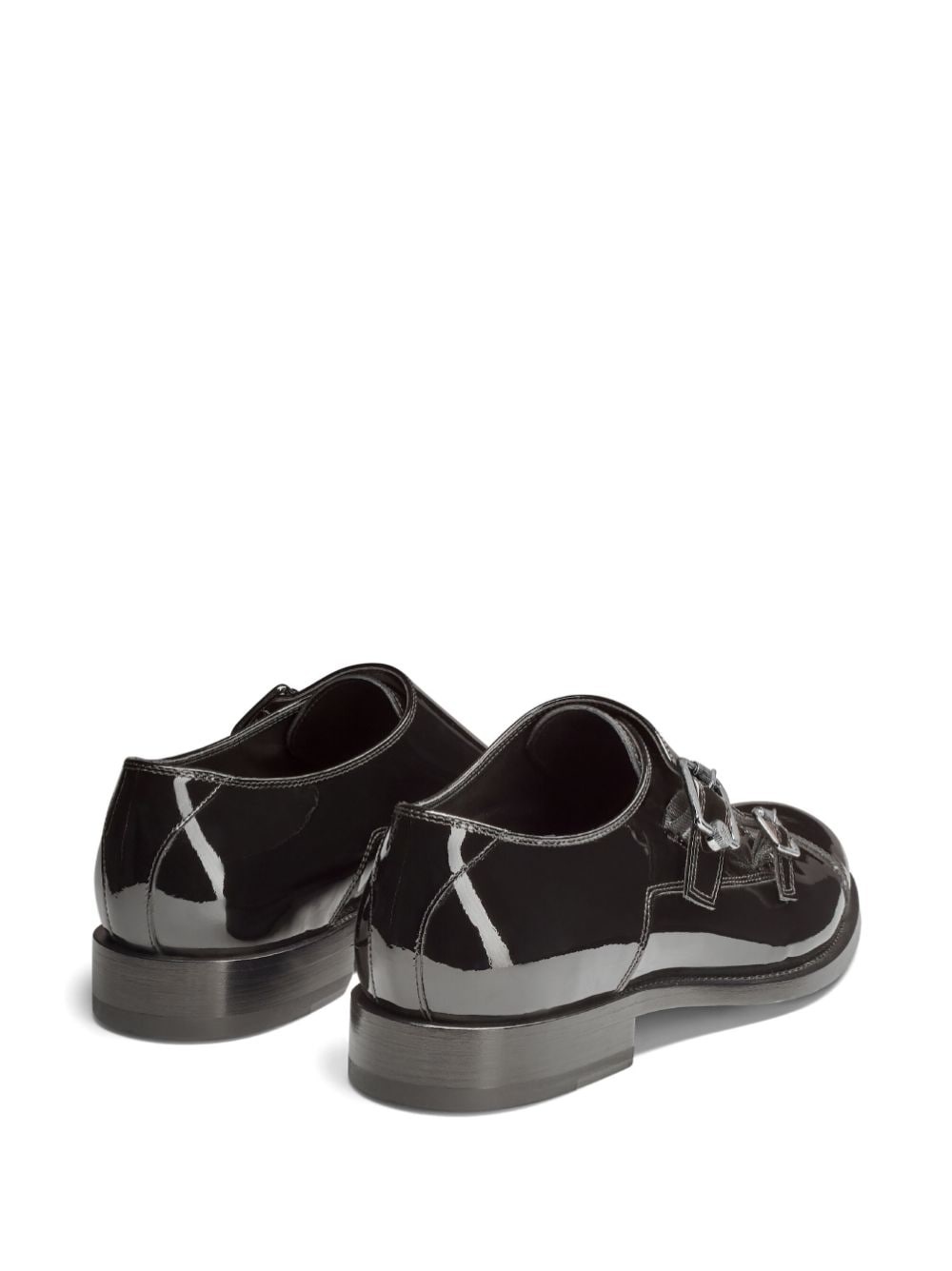 Finnion leather monk shoes - 3