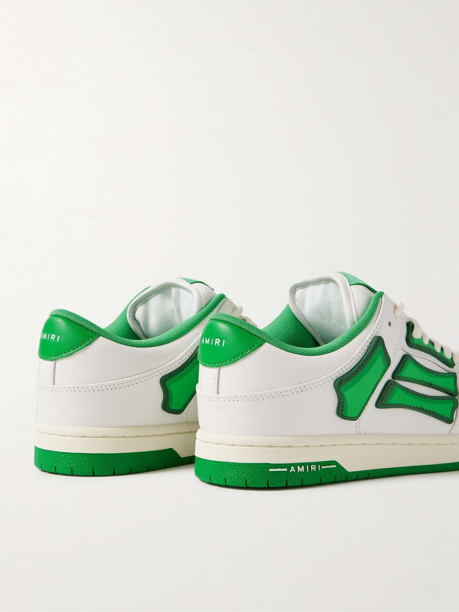 Skel-Top Leather Sneakers - 5