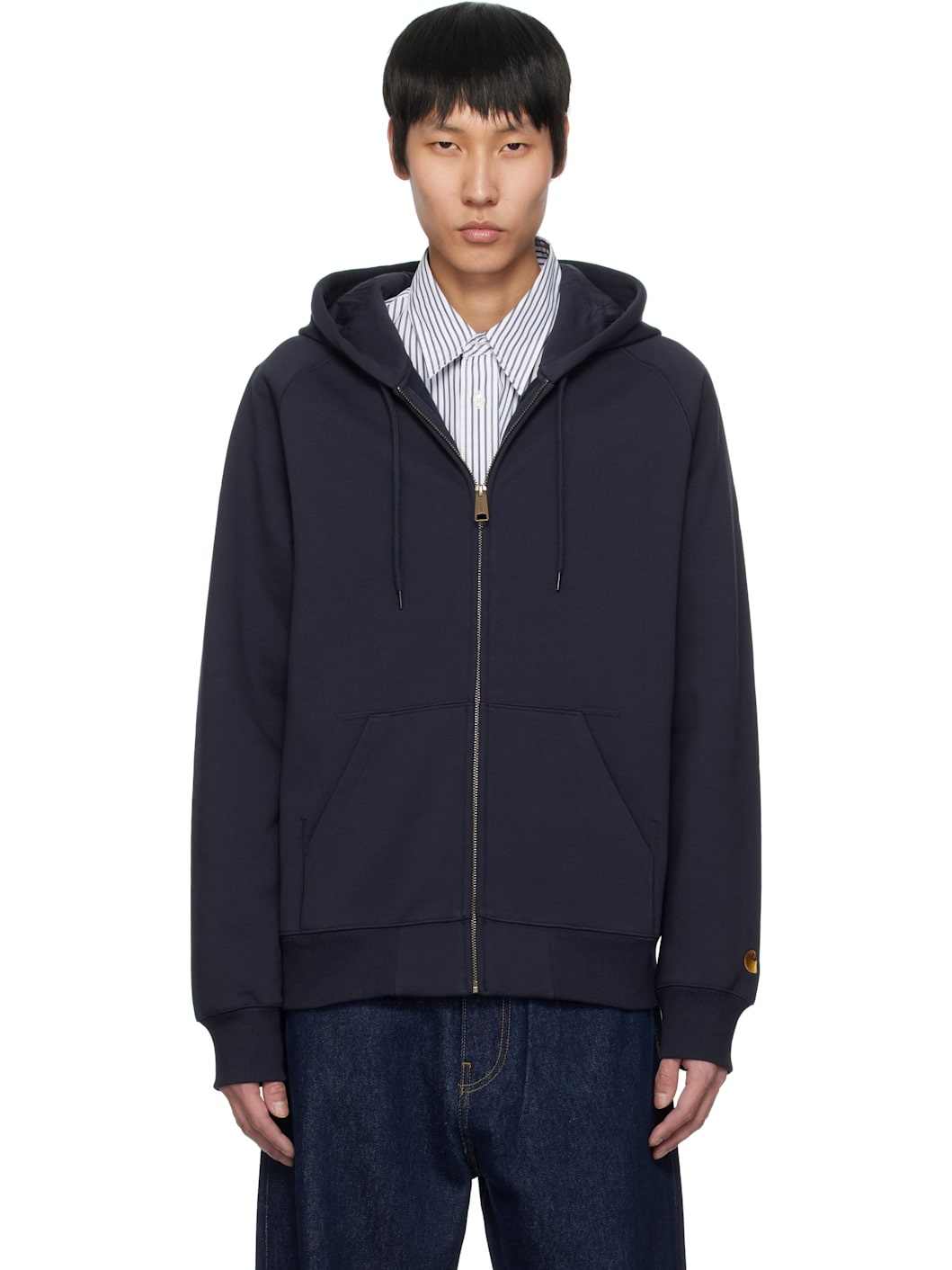 Navy Chase Hoodie - 1