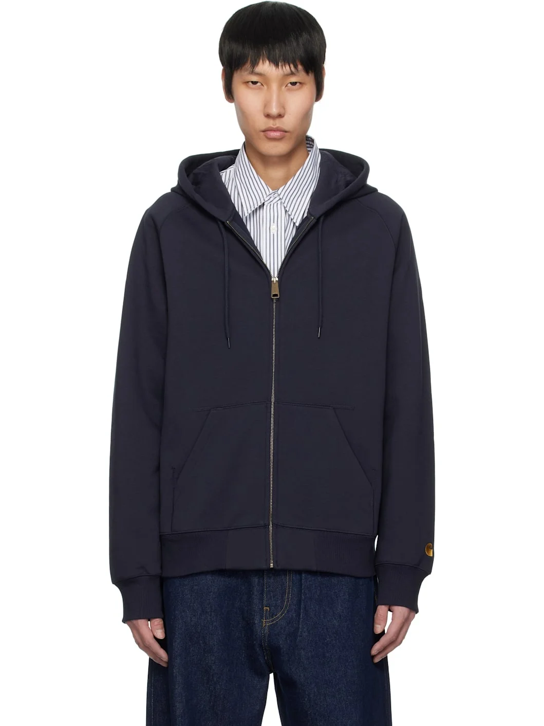 Navy Chase Hoodie - 1