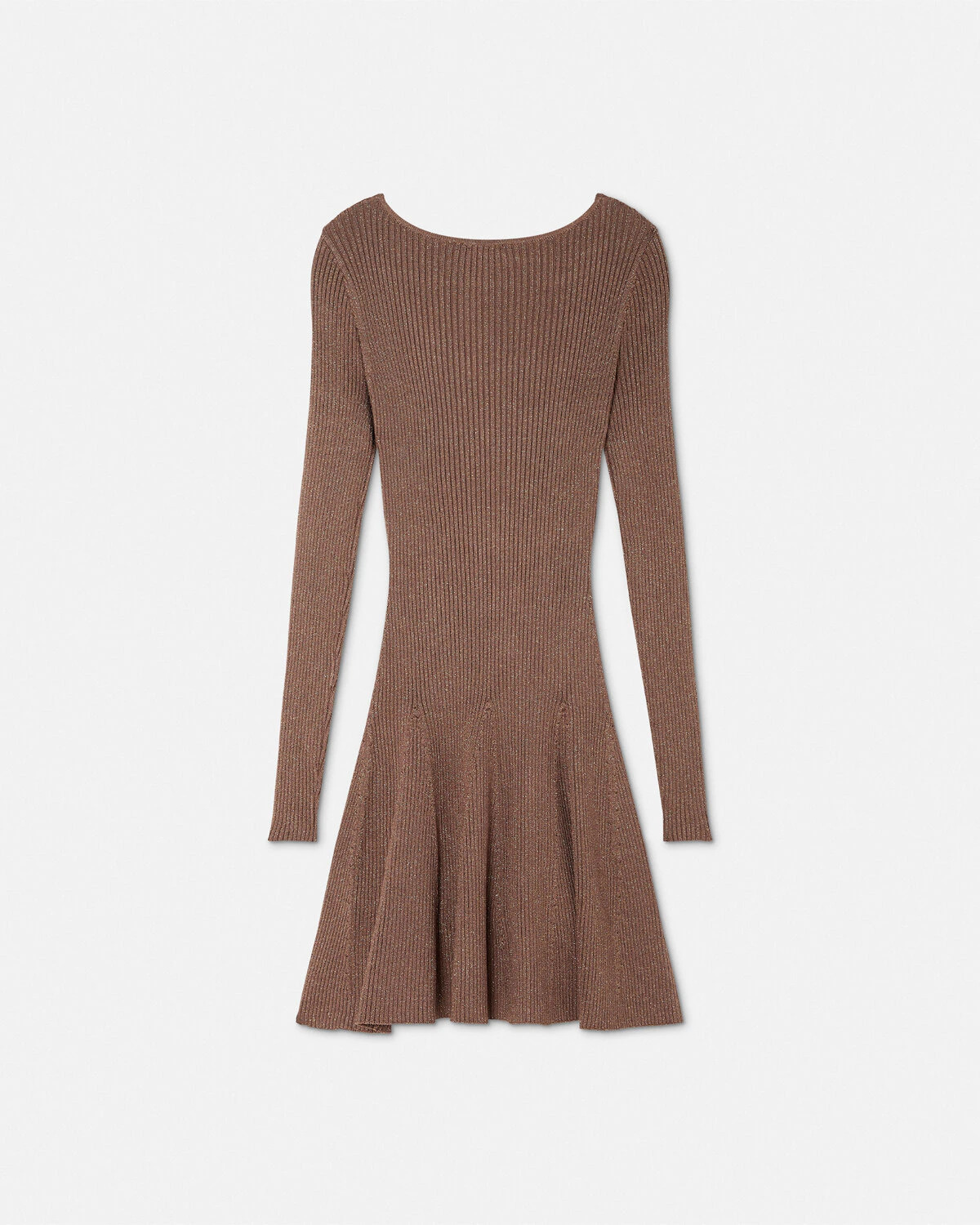 Baroque Buckle Ribbed Mini Dress - 3