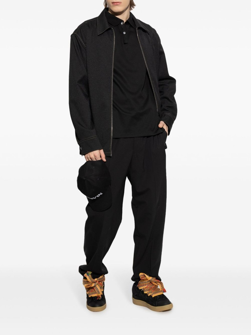 Lanvin cotton polo shirt outlook