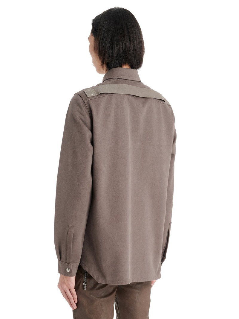 Gray Press-Stud Shirt 3